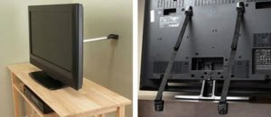How to fix a TV on a stand
